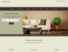 Tablet Screenshot of leaserochelleapartments.com